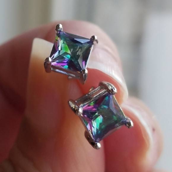 Swarovski Jewelry - Swarovski Elements 925 Silver Solitaire Studs NEW